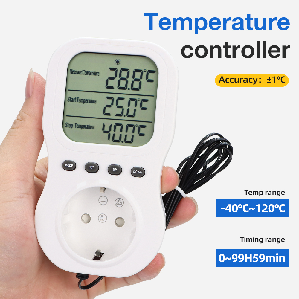Wifi Thermostat - Умный термостат, ЖК-цифровой таймер, розетка, многофункциональный
