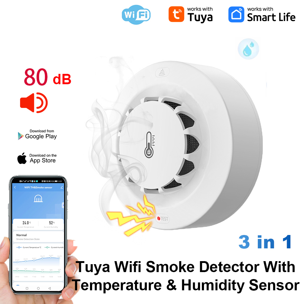 Wifi Thermostat - Датчик температуры и влажности Tuya WiFi,