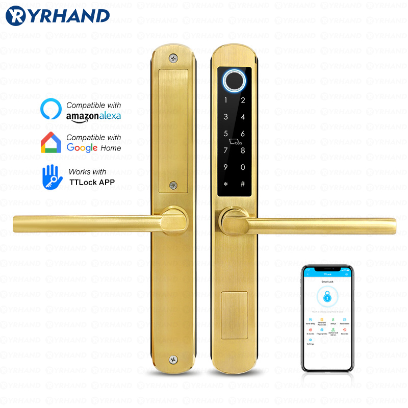 Smart Home For Windows - IP66 Золото Нержавеющая сталь Раздвижное стекло