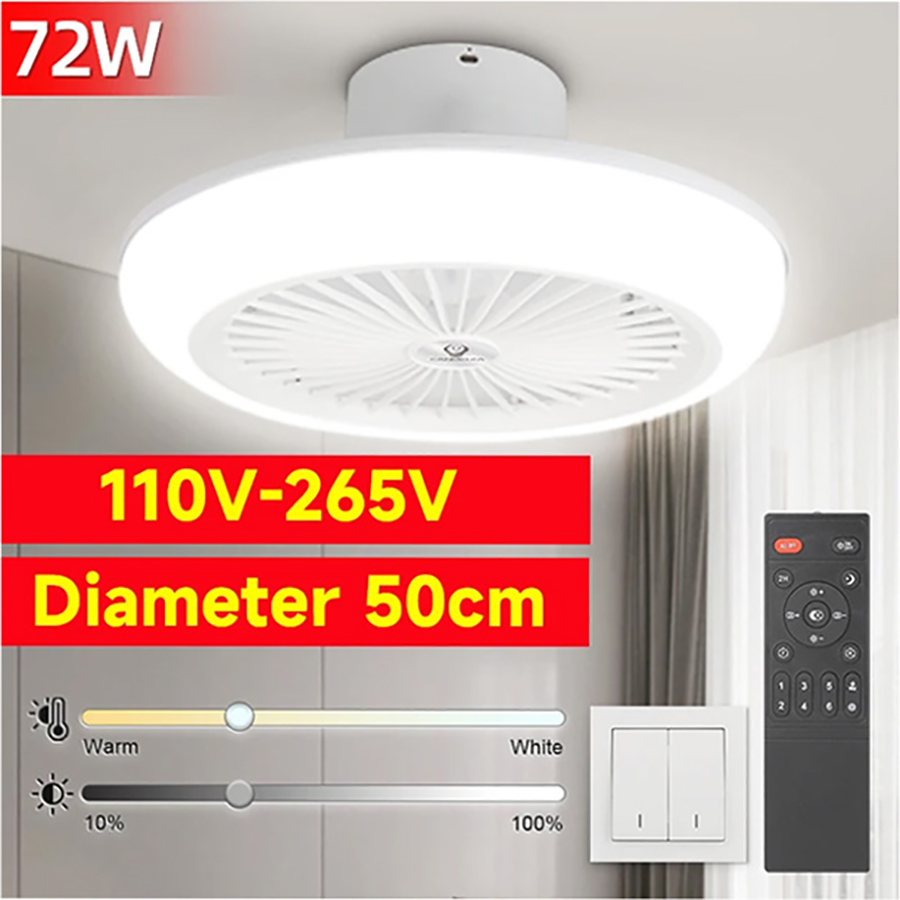 Smart Ceiling Fan - Потолочный вентилятор 72 Вт Потолочный светильник