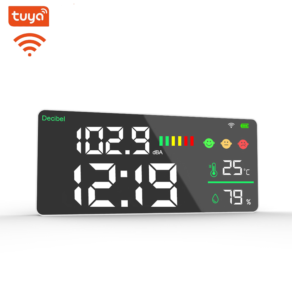 Wifi Thermostat - Светодиодный Измеритель децибел Dienmern DM165A с