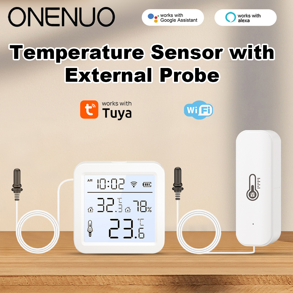 Wifi Thermostat - Новый датчик влажности и температуры Tuya