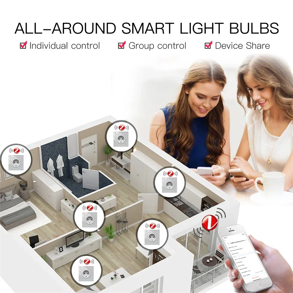 Moes ZigBee Настенная розетка  – обзор и цена Smart Home For Windows