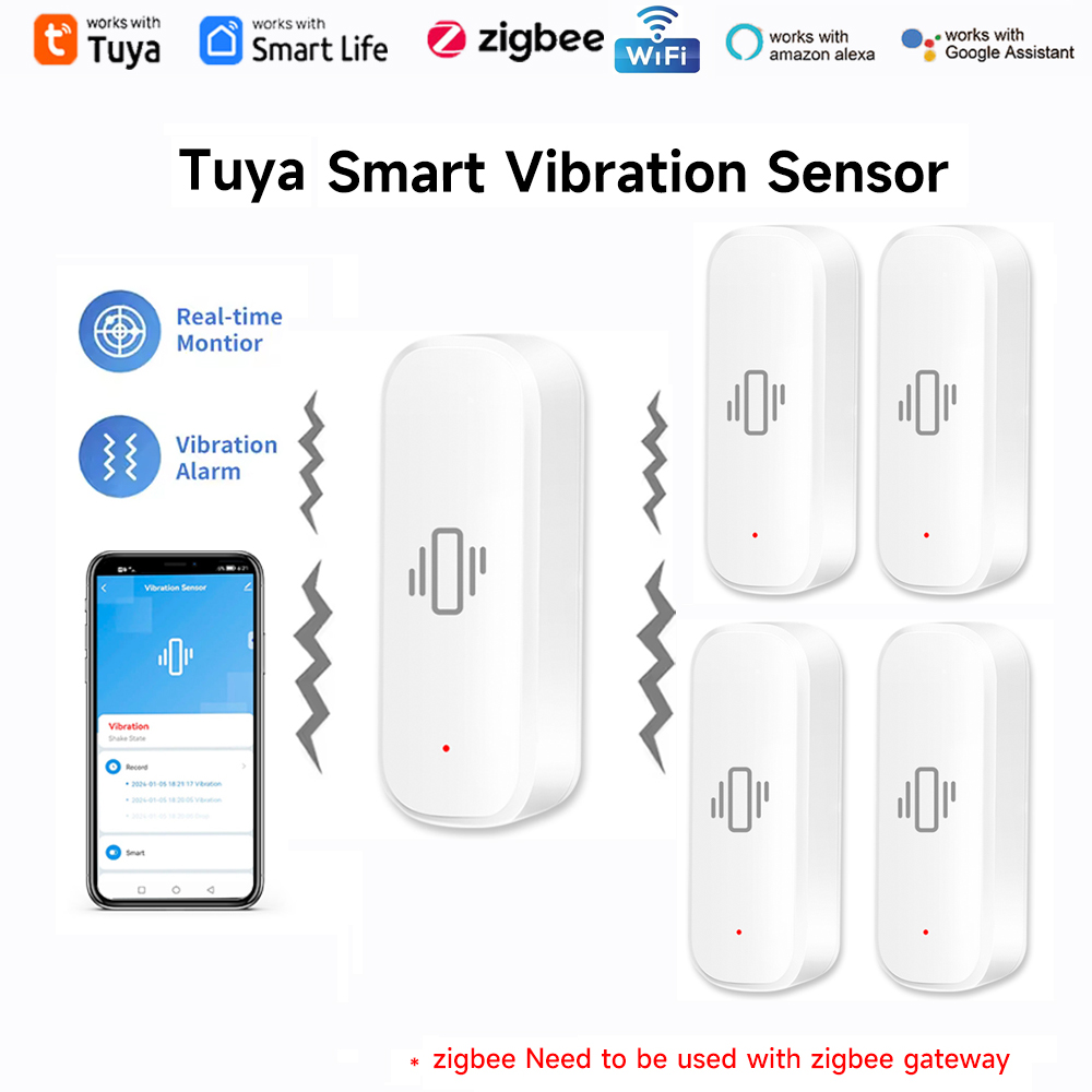 Умный датчик вибрации Tuya WiF – обзор и цена Smart Home Notifications
