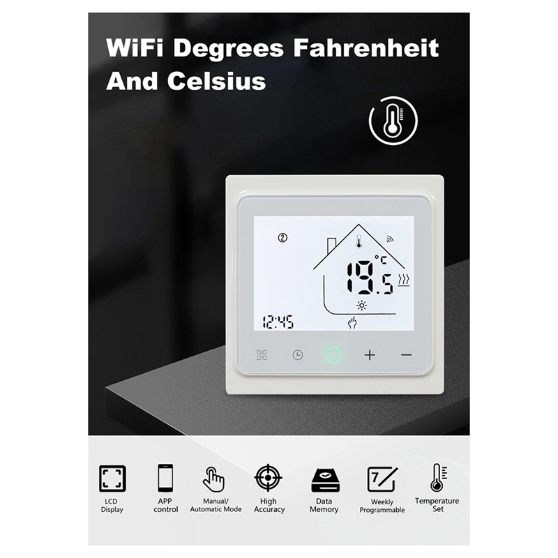 Умный Wi-Fi термостат Tuya 16А – обзор и цена Wifi Thermostat