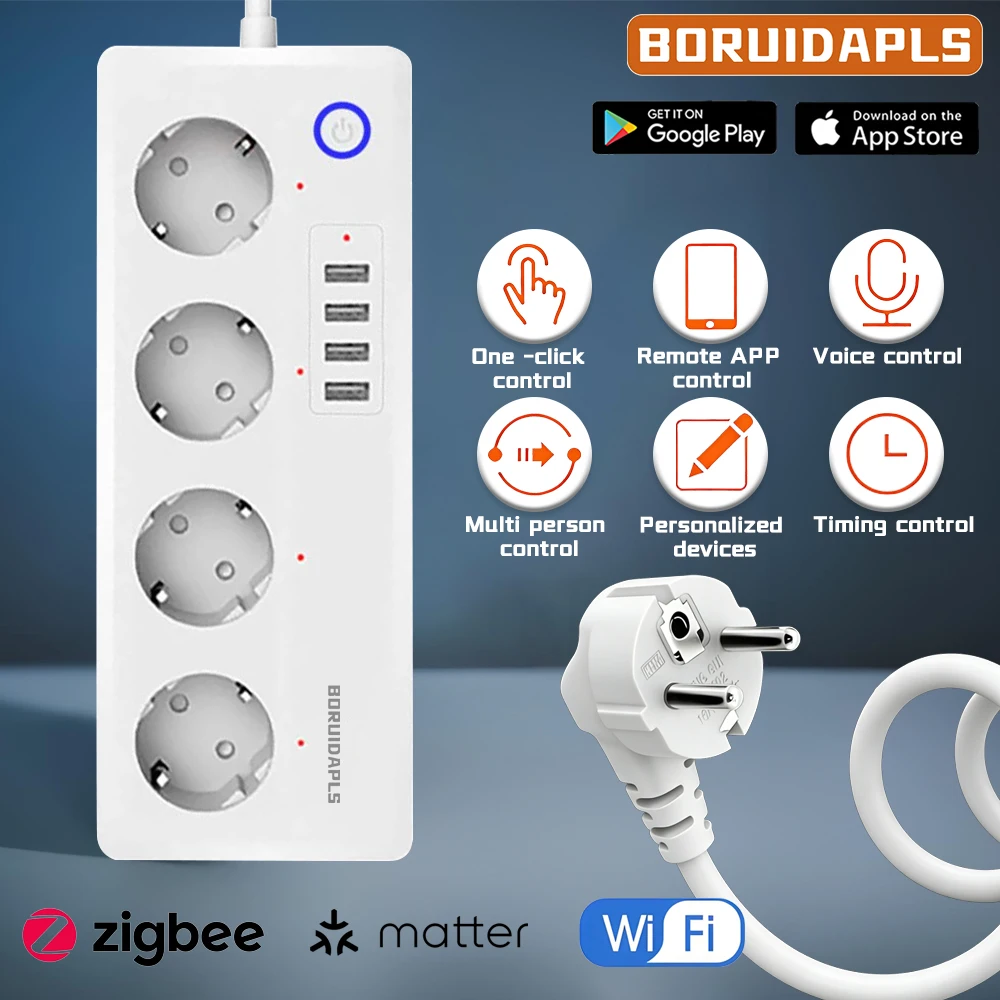 Умная розетка BORUIDAPLS ZigBe – обзор и цена Smart Home Apple