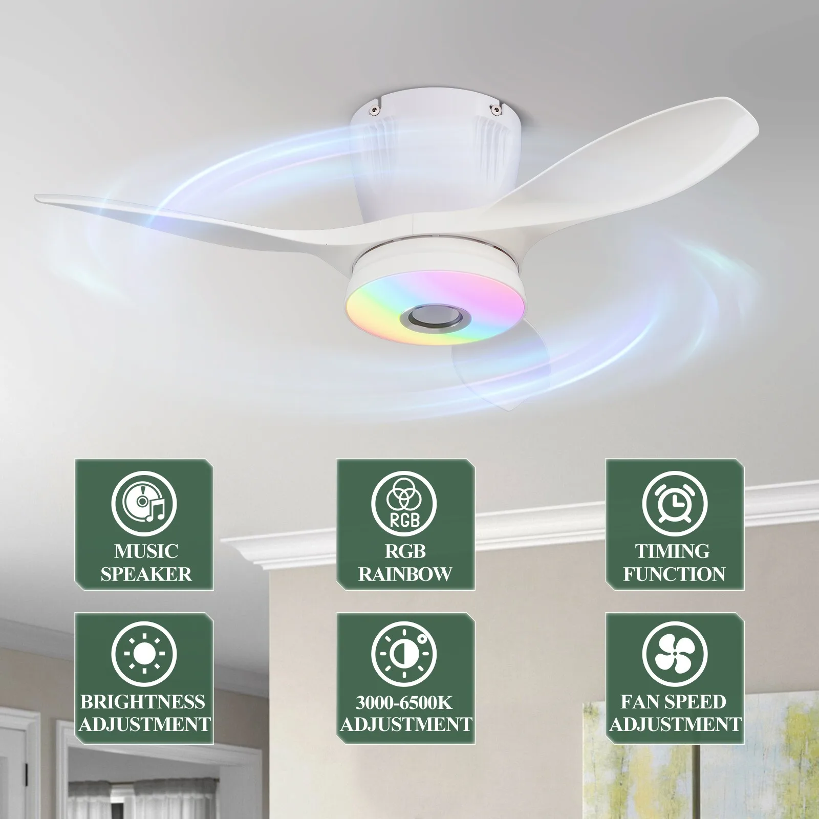 Современный потолочный вентиля – обзор и цена Smart Ceiling Fan