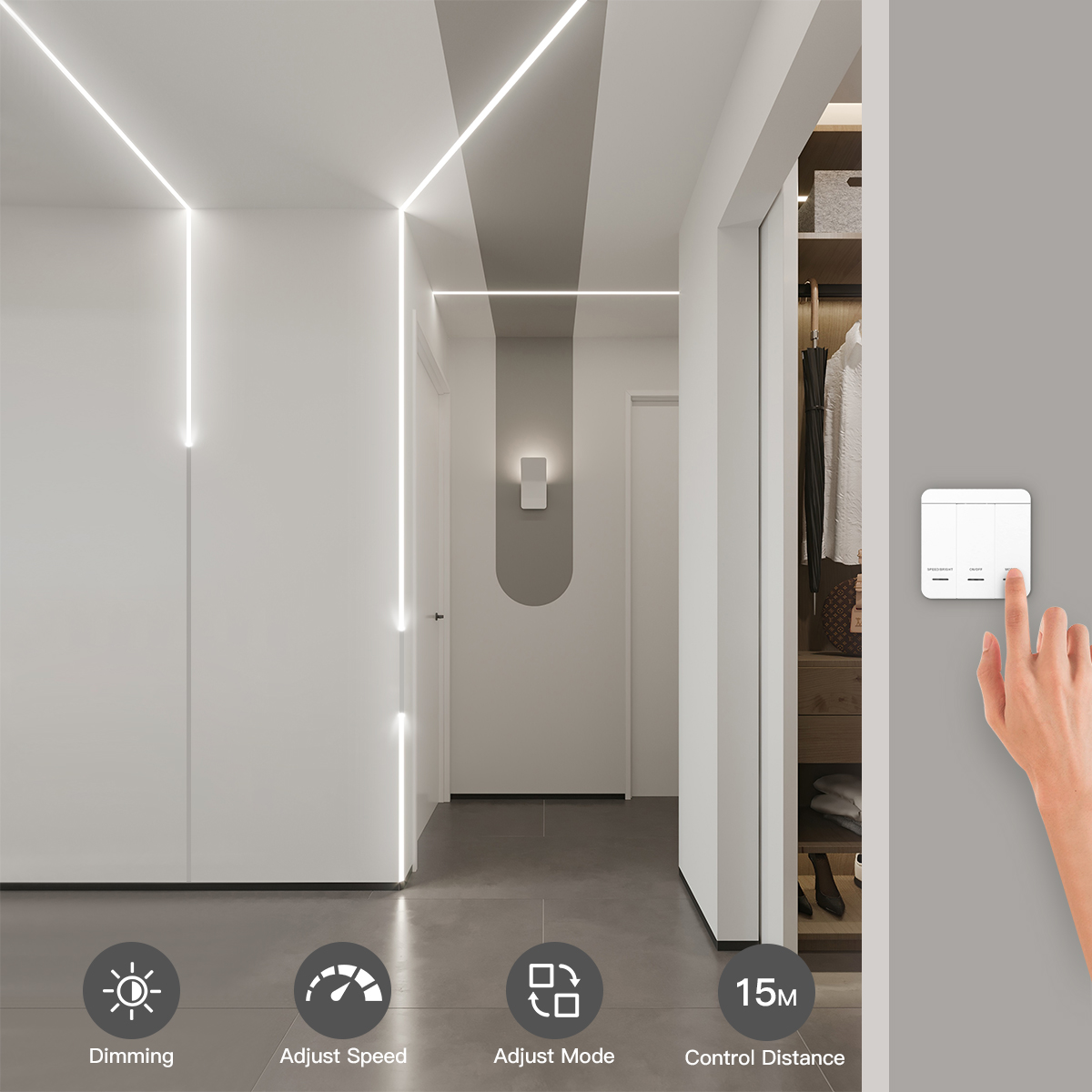 Умная адресная 1-4 шт. светоди – обзор и цена Smart Home Decor