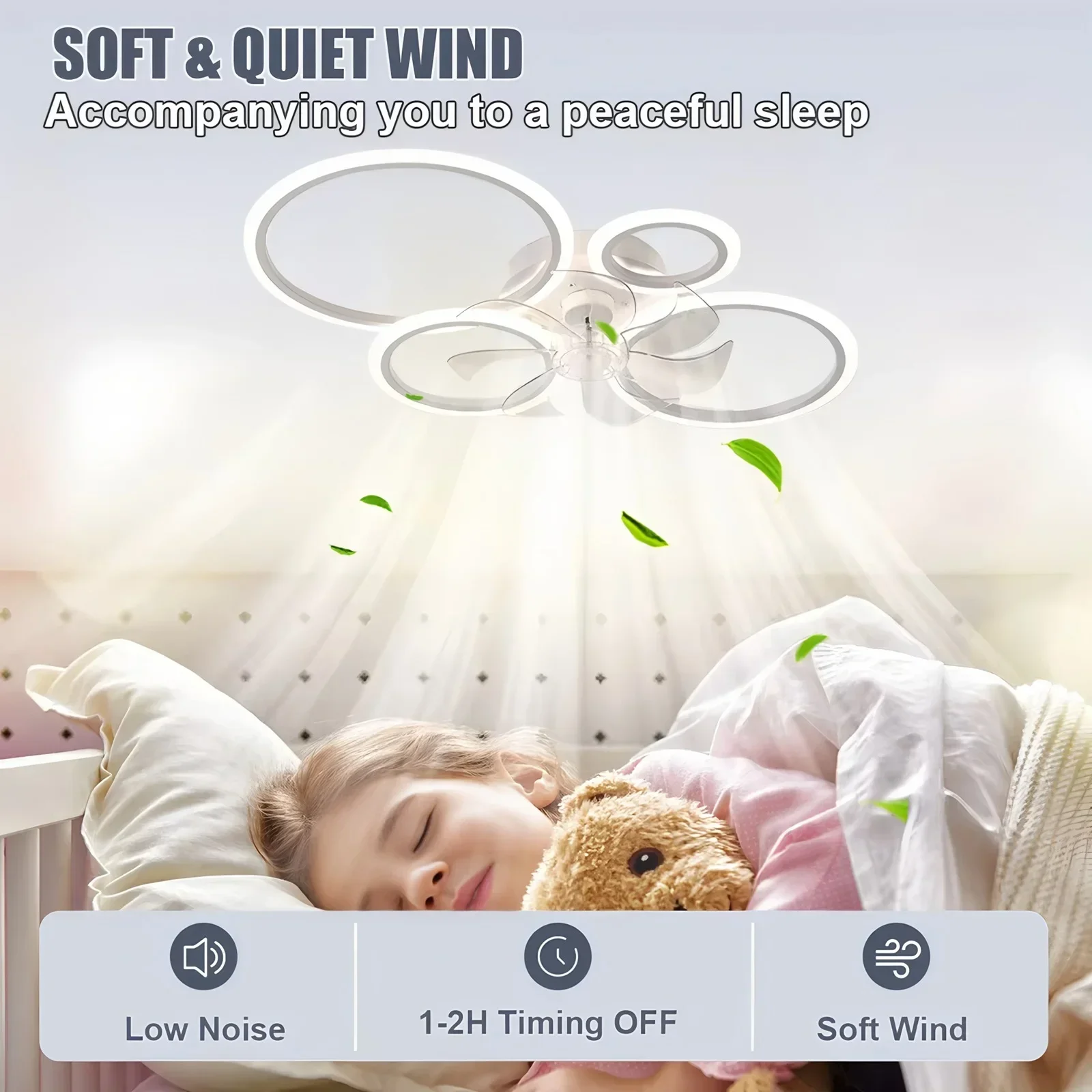 Потолочный вентилятор с LED-по – обзор и цена Smart Ceiling Fan