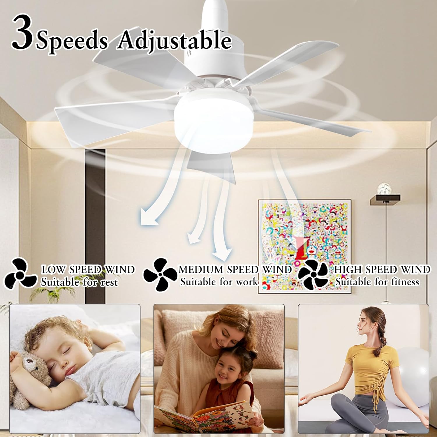 Светодиодный потолочный вентил – обзор и цена Smart Ceiling Fan