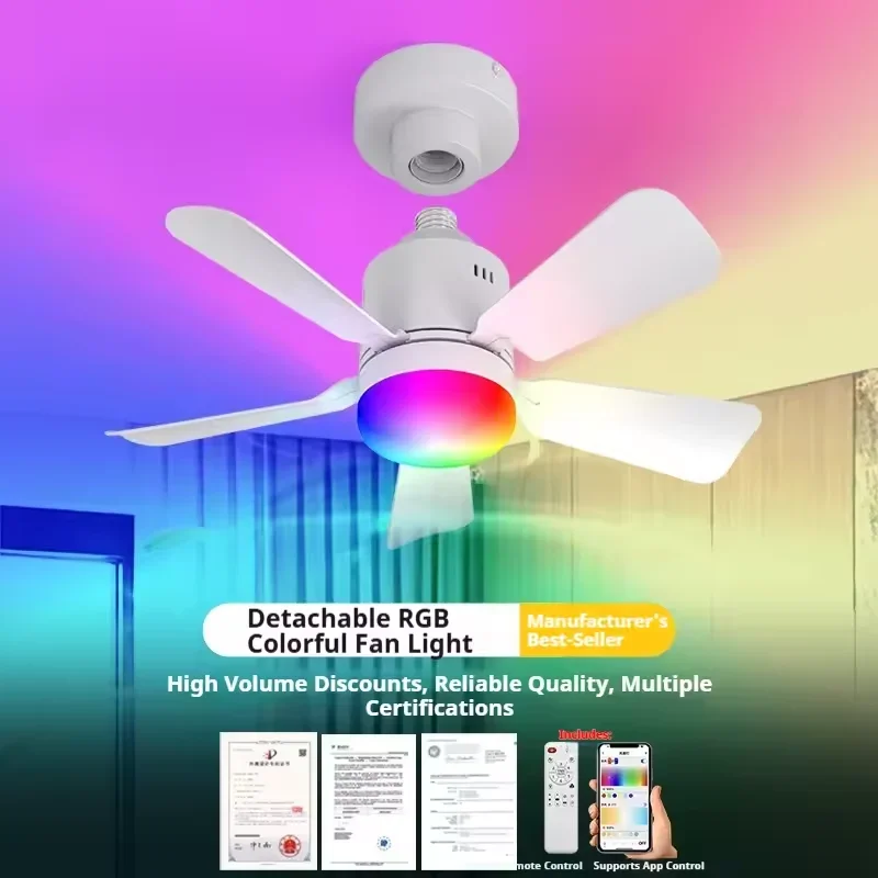 RGB светодиодный потолочный ве – обзор и цена Smart Ceiling Fan