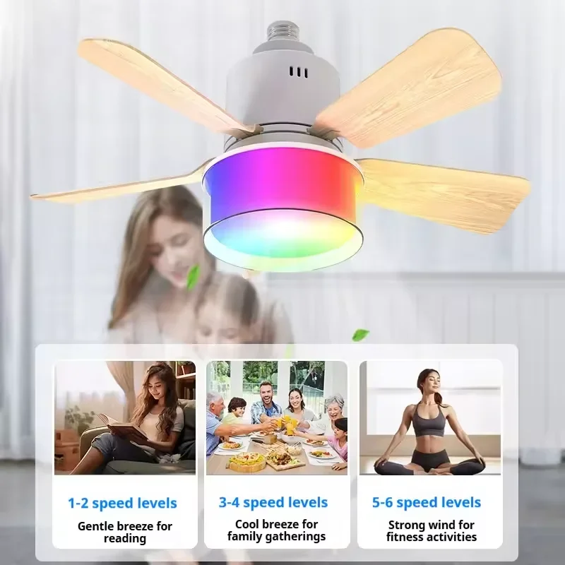 RGB светодиодный потолочный ве – обзор и цена Smart Ceiling Fan