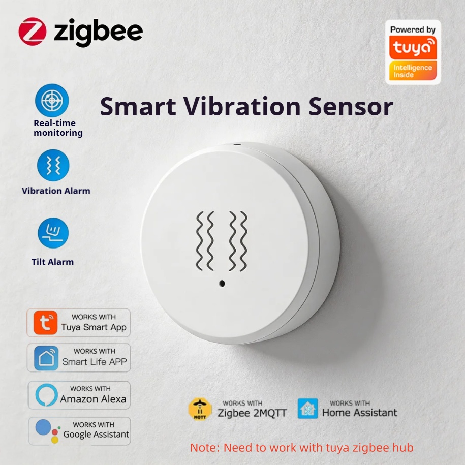 Умный датчик вибрации Tuya Zig – обзор и цена Smart Home Notifications