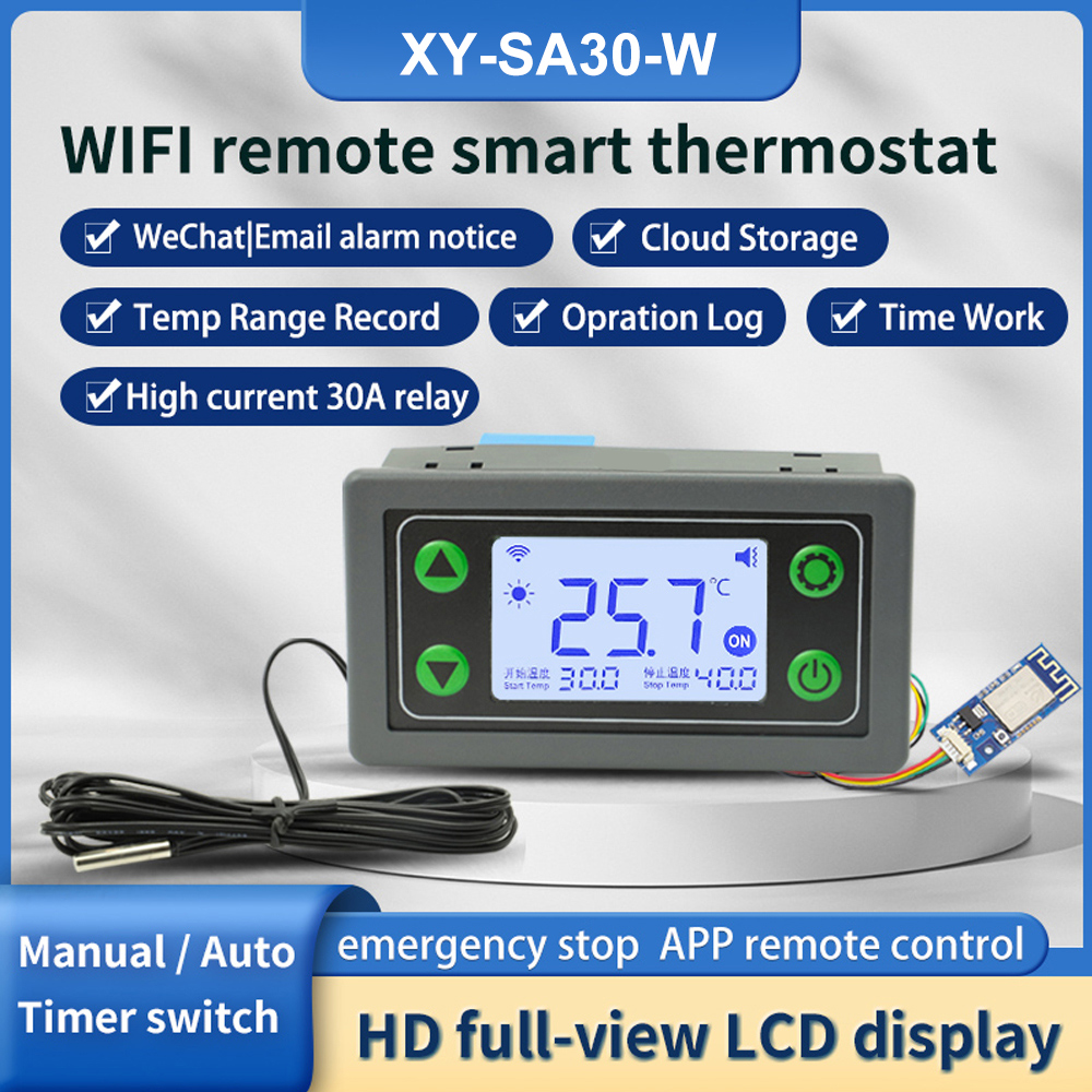 DC6-30V AC110-220V 10A/30A WIF – обзор и цена Wifi Thermostat