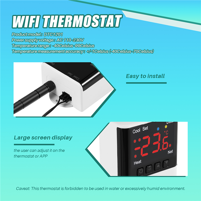 Беспроводной Wi-Fi контроллер  – обзор и цена Wifi Thermostat