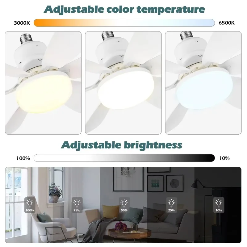 Потолочный вентилятор 30/40 Вт – обзор и цена Smart Ceiling Fan